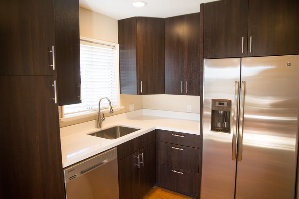 Another View of the kitchen area.  Totally Remodeled. Dishwasher. 