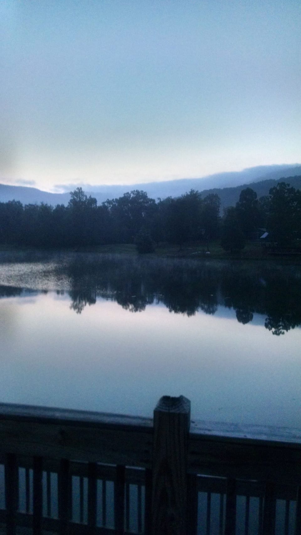 morning lake view