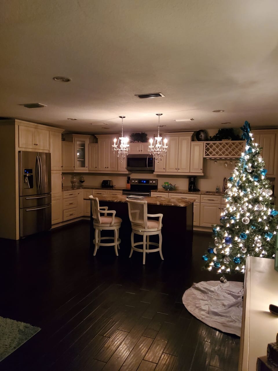 Decorated for Christmas 