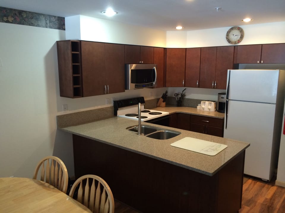 Kitchen with new cabinets 