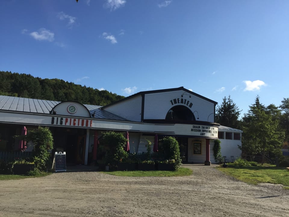 1/4 mile away - The Big Picture (movie theater & cafe)