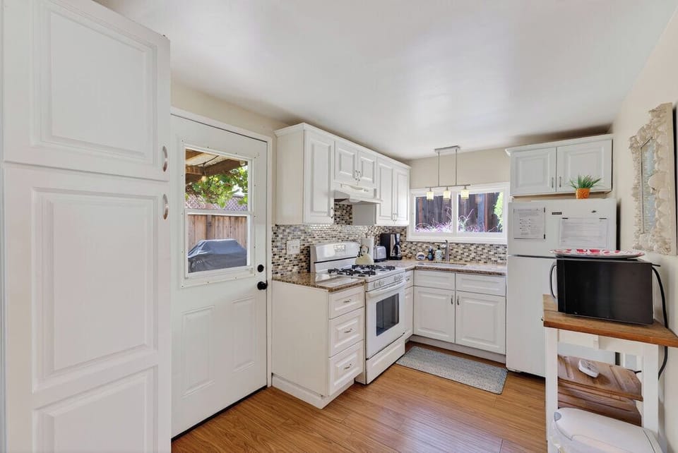 Full view of kitchen