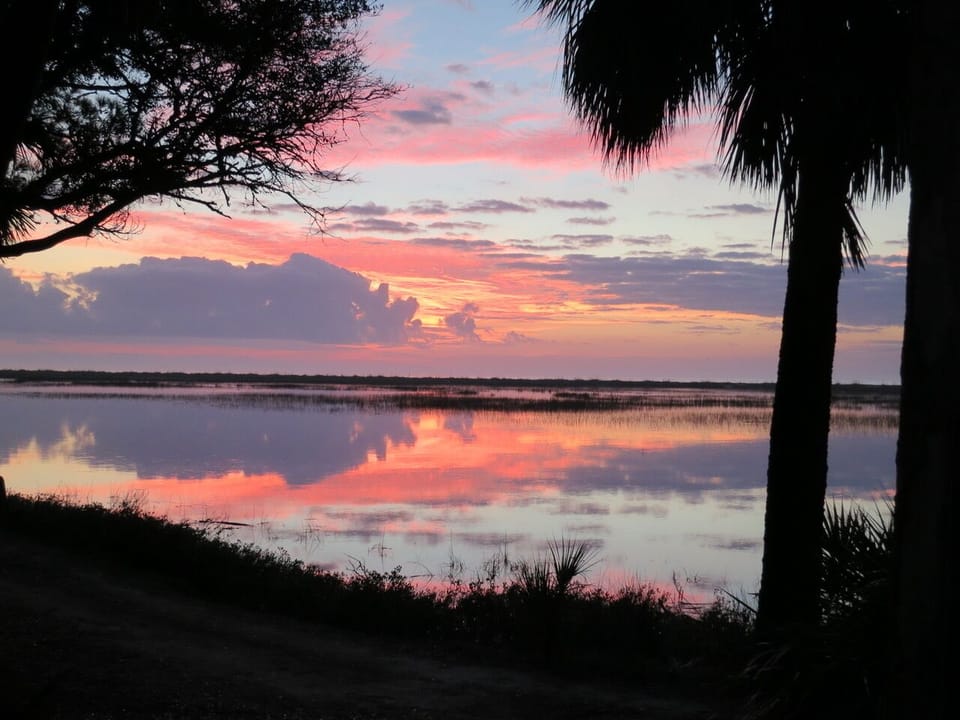 Sunrise from the Front Deck at High Tide