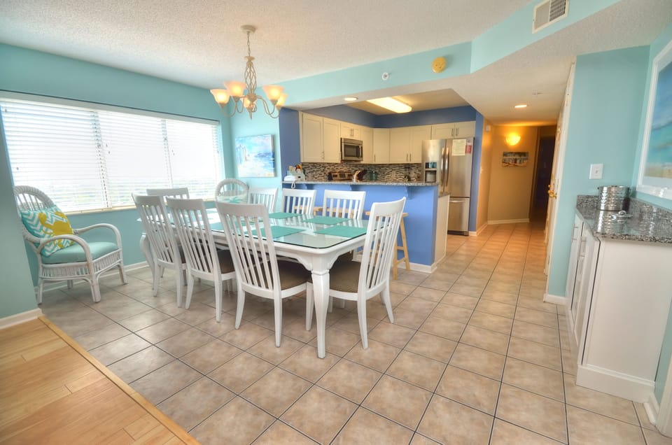 Dining and kitchen