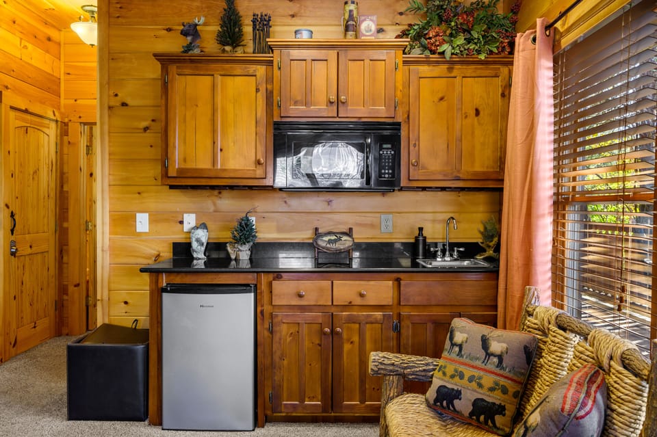Kitchenette in Media Room. 