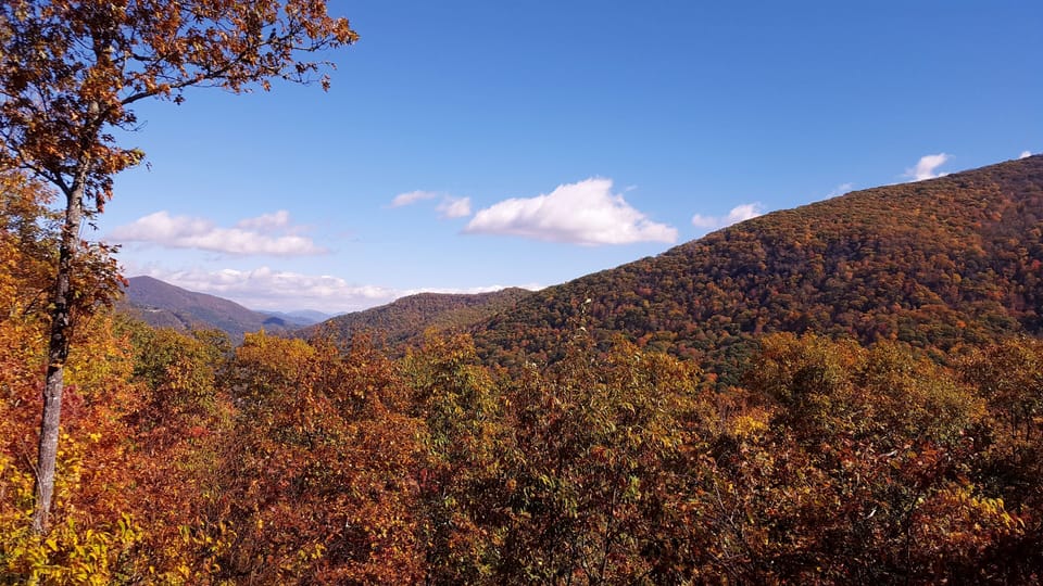 Enjoy the fall colors from the deck