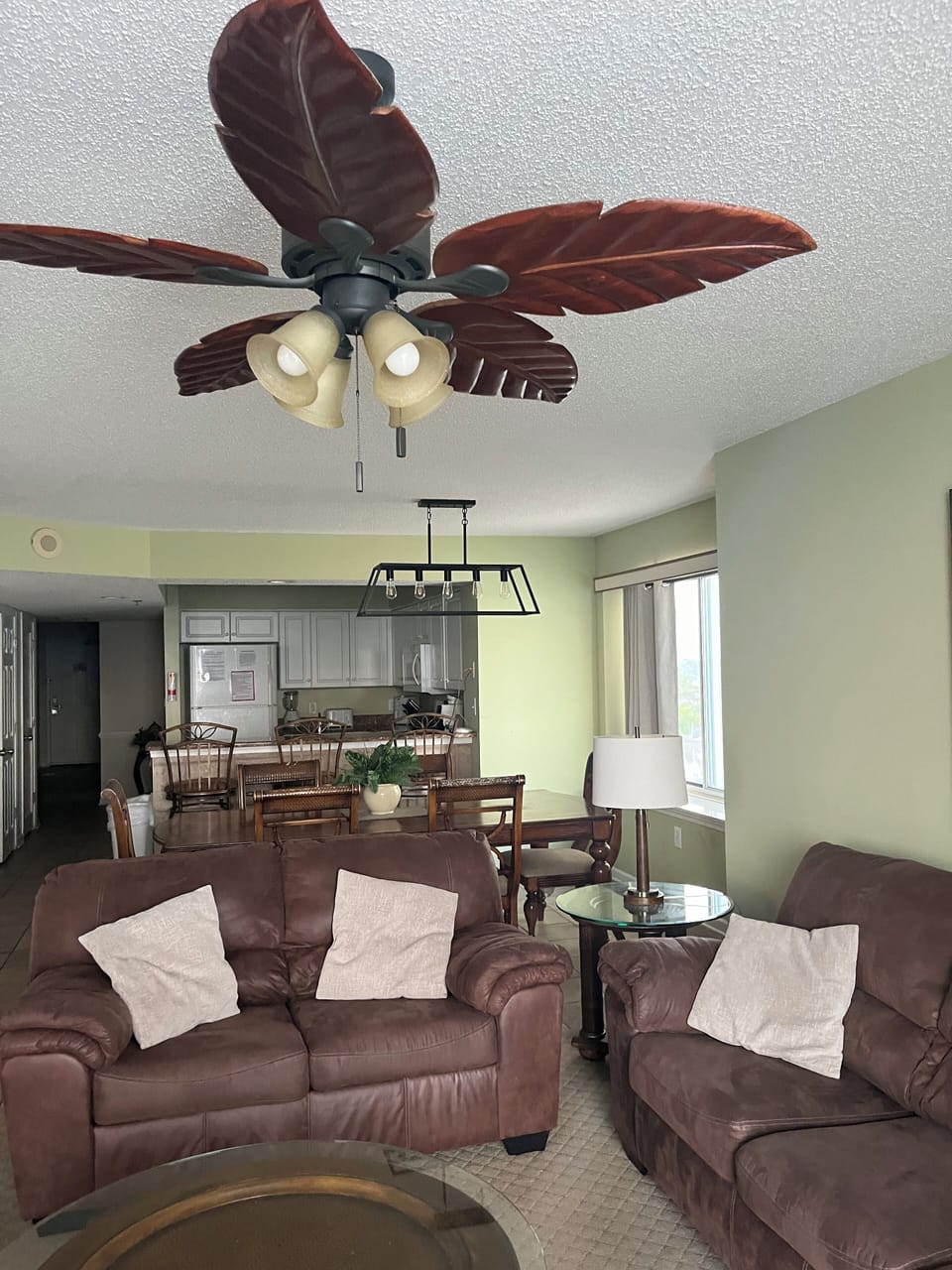 Dining area with breakfast bar