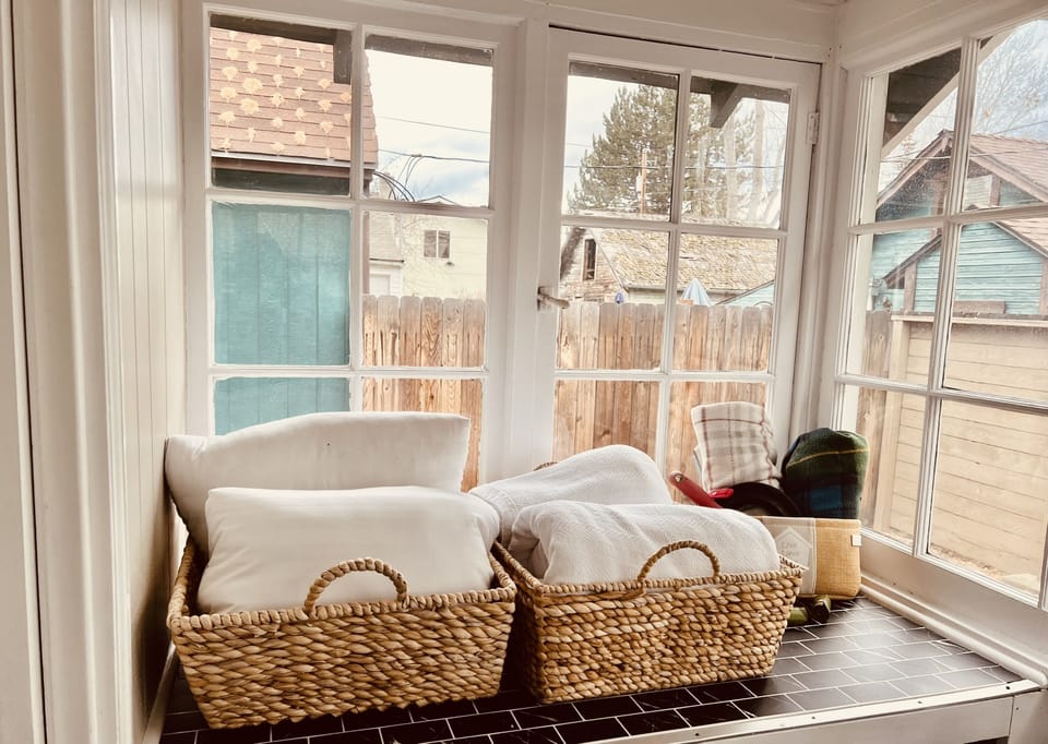 Laundry Room: Full in-unit laundry facilities to handle all your outdoor gear.
