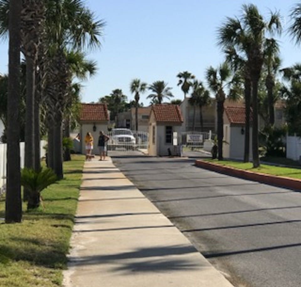 Main entry from Front Beach Road