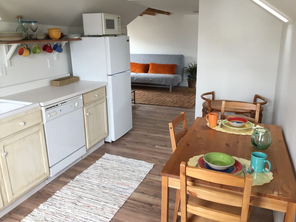 Kitchen and living room