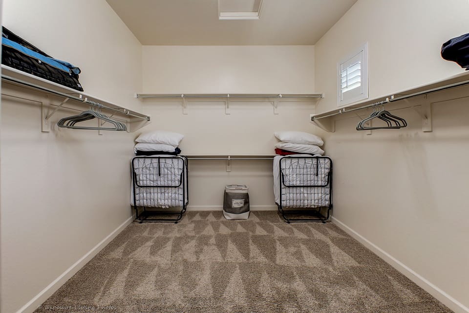 Rollaway bed options in every closet