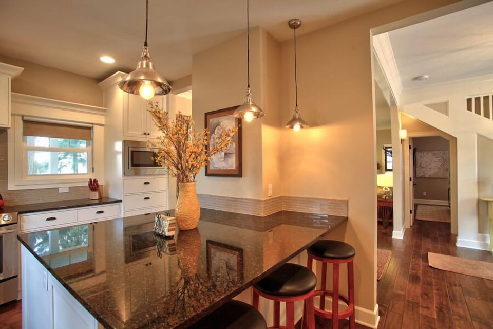 Enjoy visiting with the cook while sipping wine and tasting the local faire