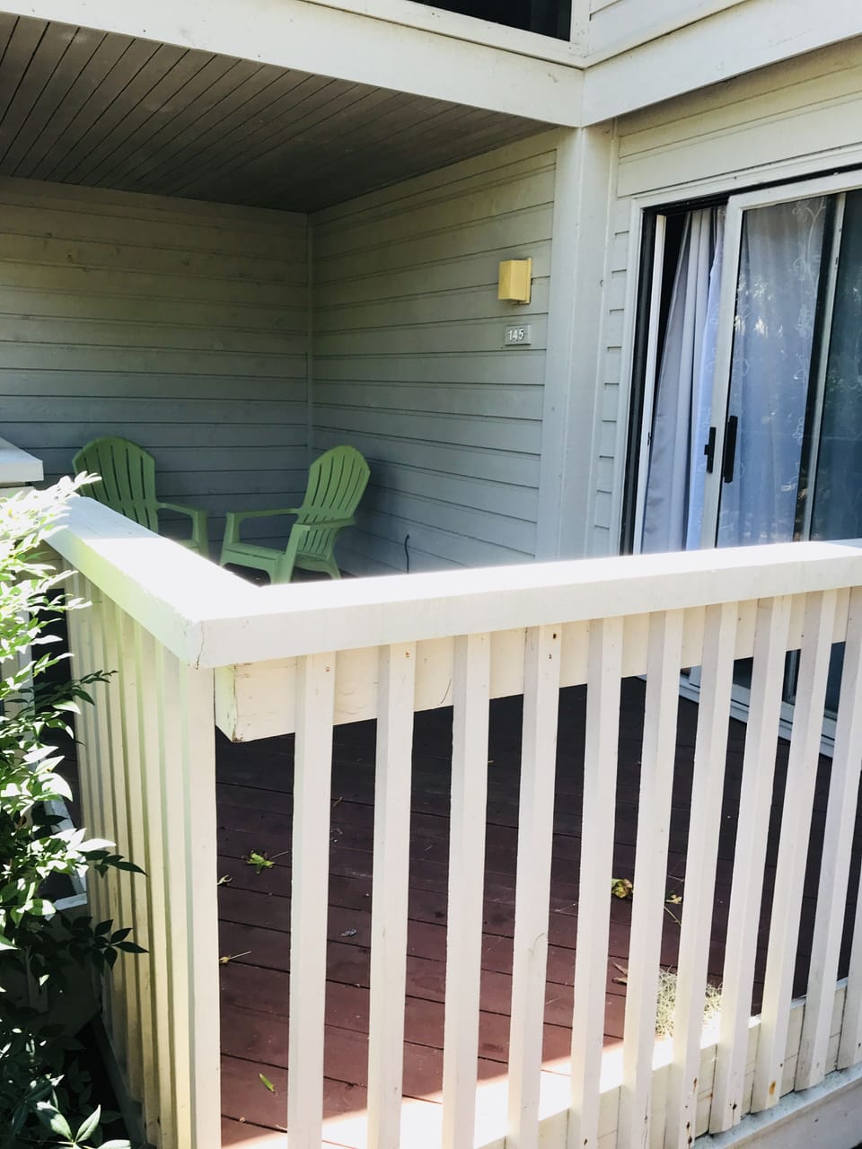 Back porch off of master bedroom