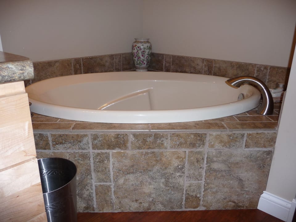 Larger soaking tub for great relaxation
