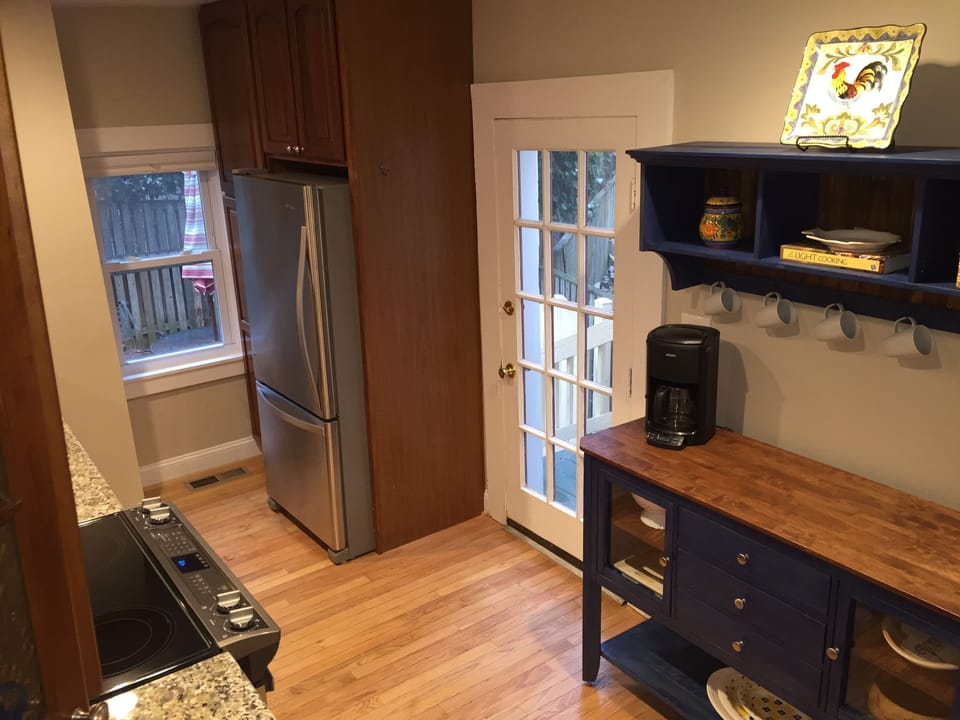 The newly updated kitchen