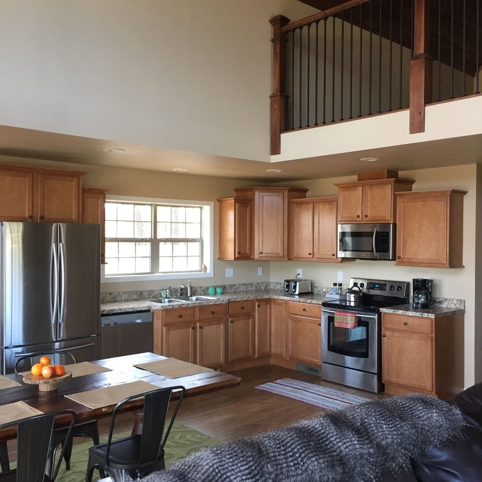 Kitchen/Dining Area with seating for 8