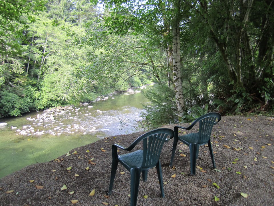 Sit and watch the Sol Duc flow by.