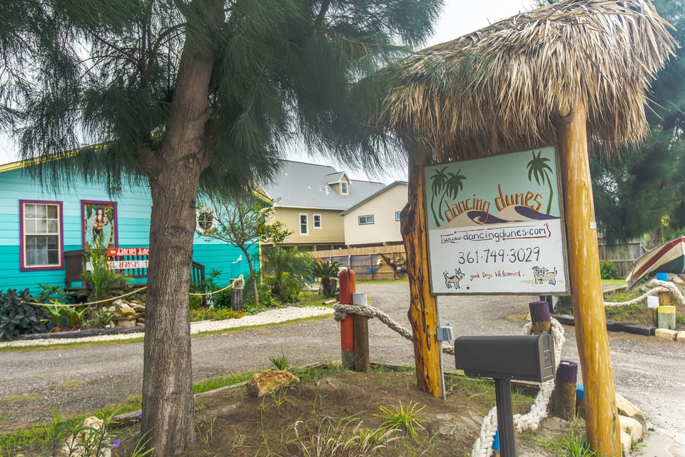 front of property