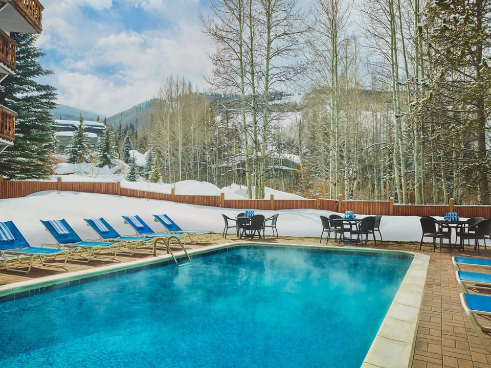 Outdoor Pool in the Winter