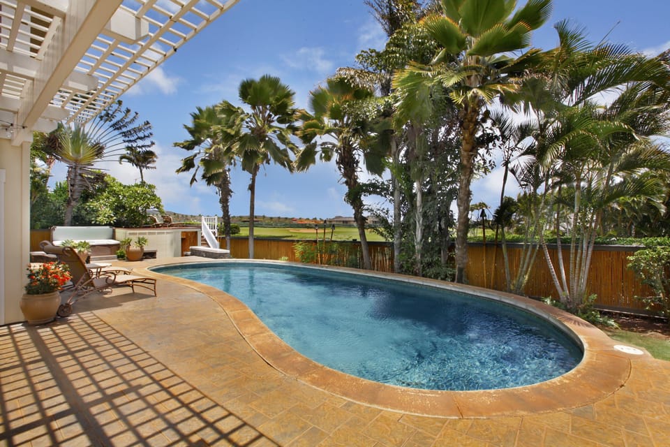 Enjoy refreshing dips and poolside lounging in your own private oasis.