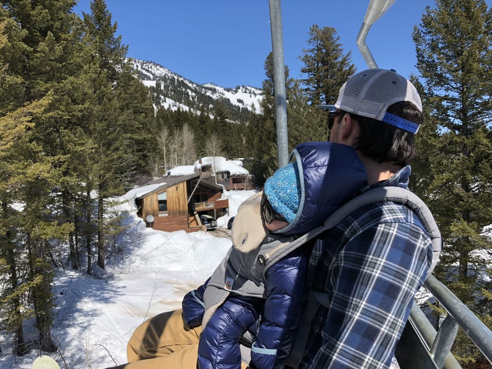 View of house from Moose Creek Chairlift