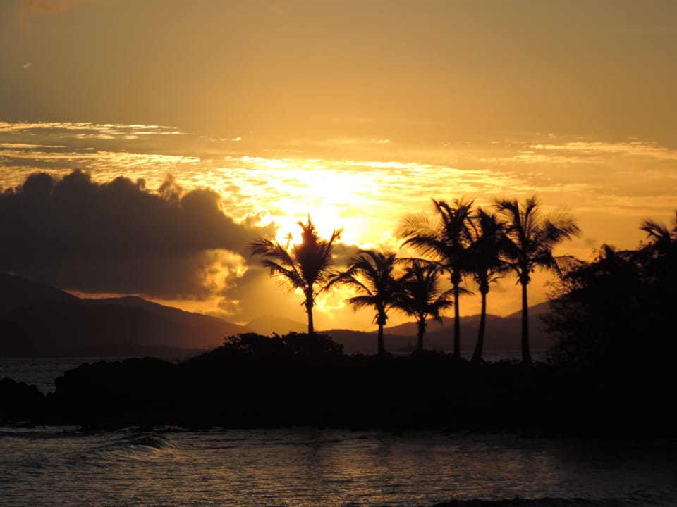 Sunrises on the point at 
Sapphire Beach