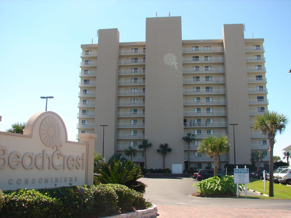 front of building 