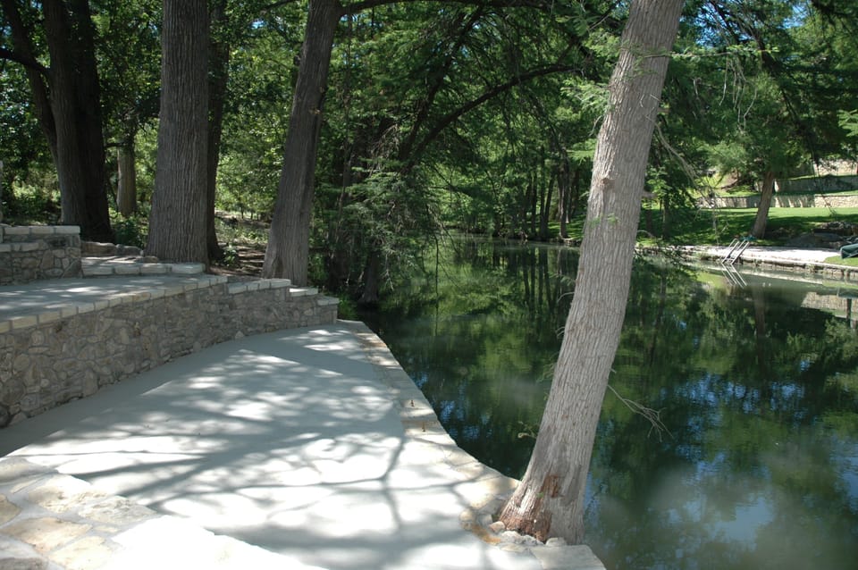 Looking up river