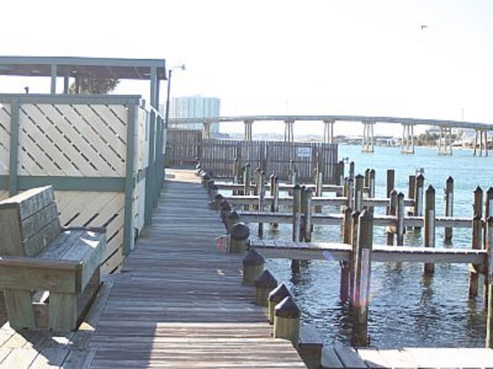 Leilani Bayside pier across the street that you have access to