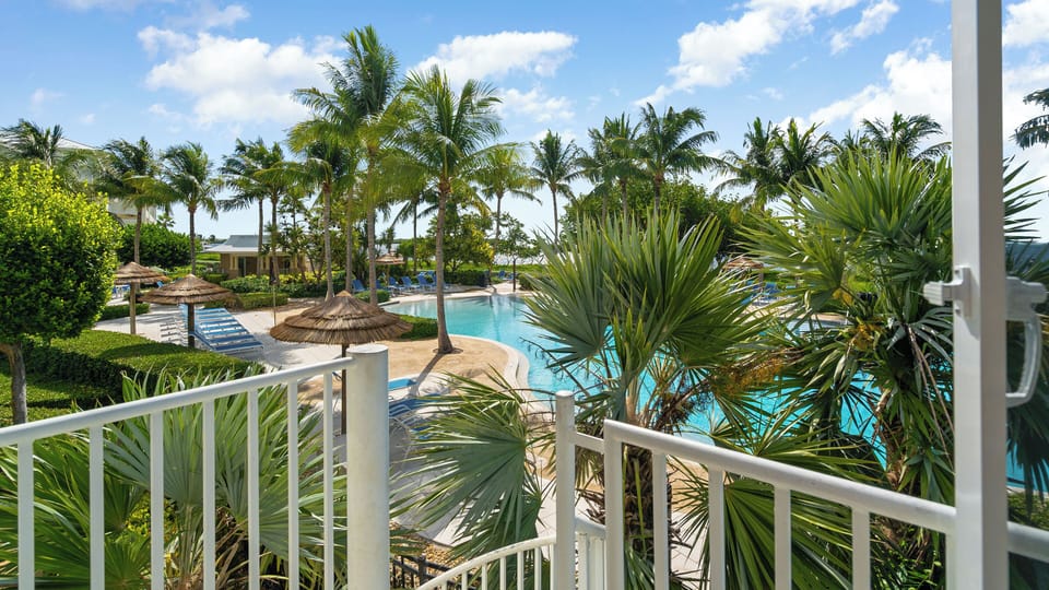 Balcony View with Stairs to Pool - 2nd Floor