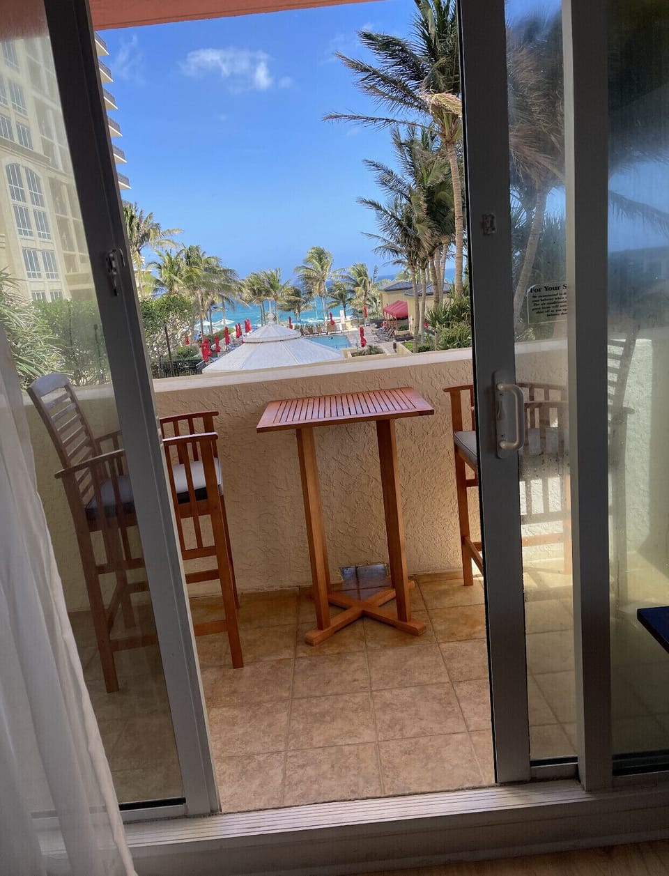 New balcony furniture set