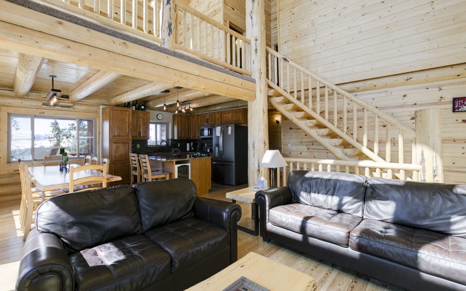 The main level family room.