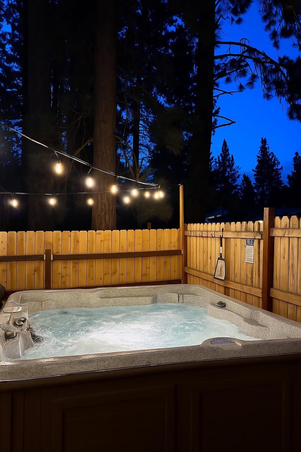 Beach towels and weekly hot tub maintenance included
