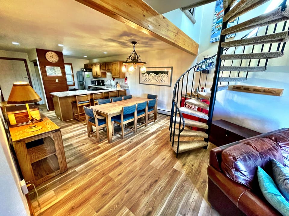 Dining Room and stairs to loft