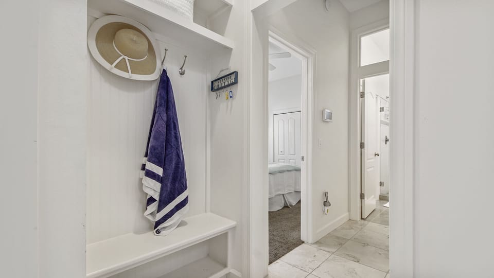 "Mud room" area adjacent to front door