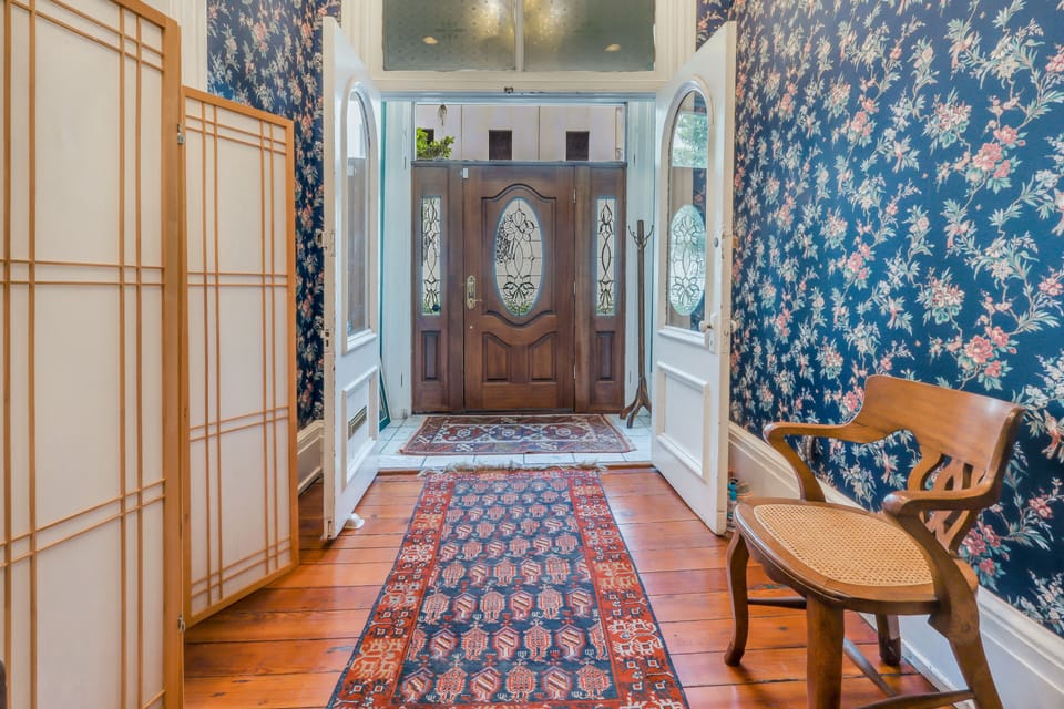 Entry way view of front door