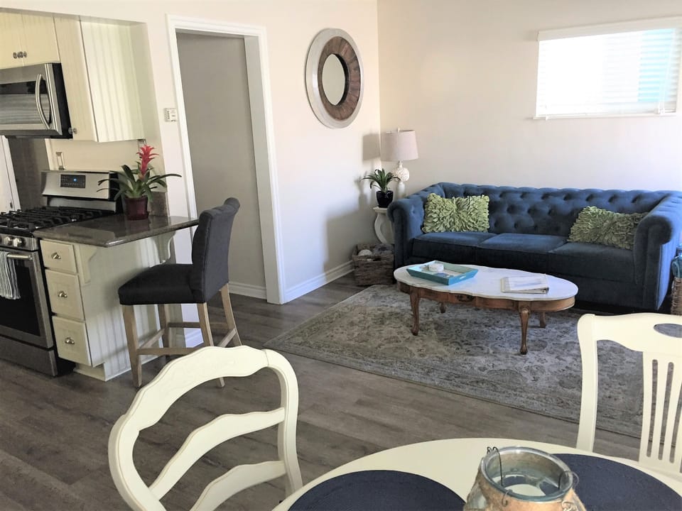 Dining and living area. Perfect place to relax, enjoy company or watch TV.