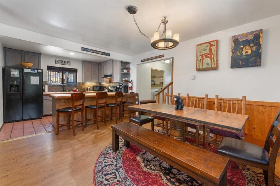 Family dining table. 