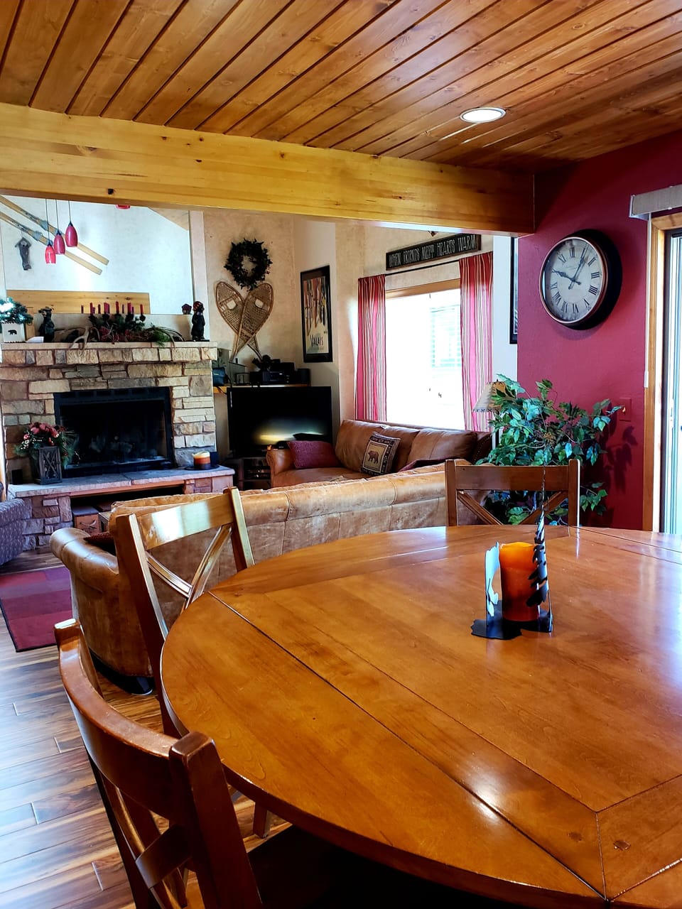 Dining and living rooms