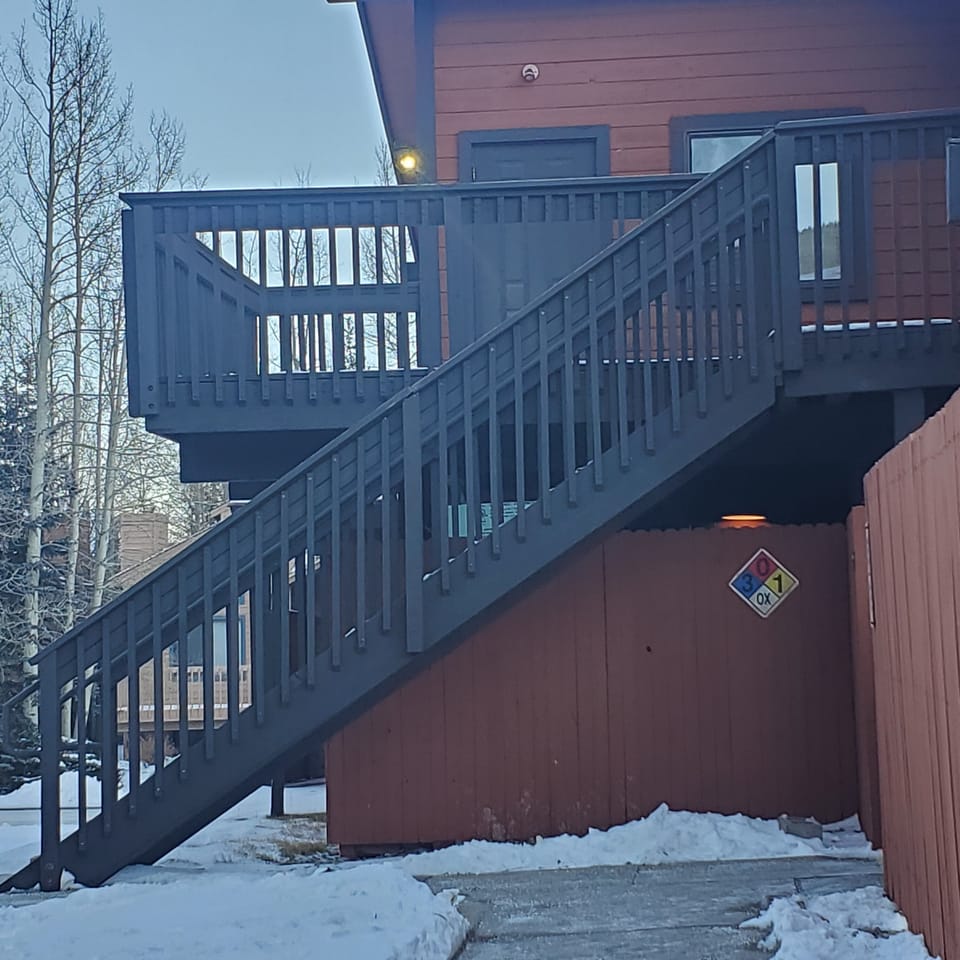Exterior Staircase to Workout Room