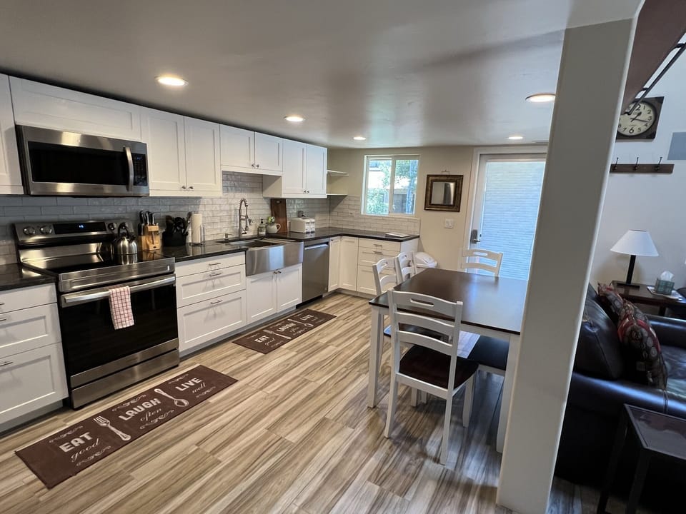Remodeled kitchen