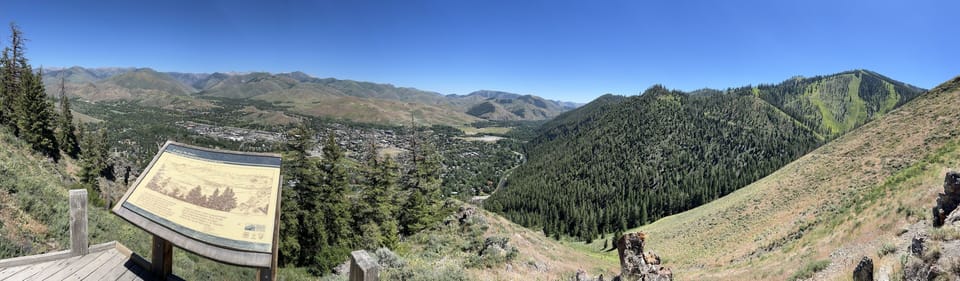 View from the Baldy Overlook (2 miles one-way from the condo)