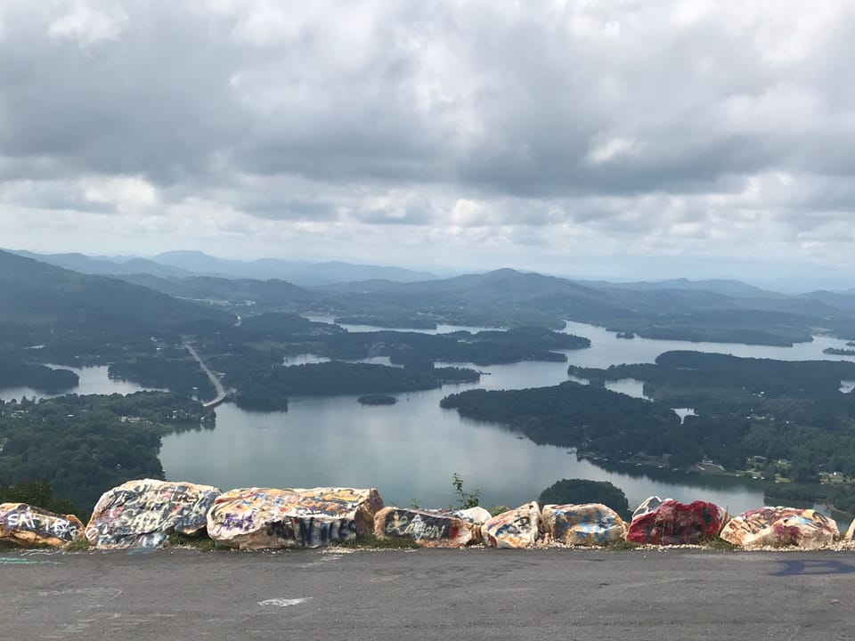 Top of Bell Mountain Park about 3 miles away. 