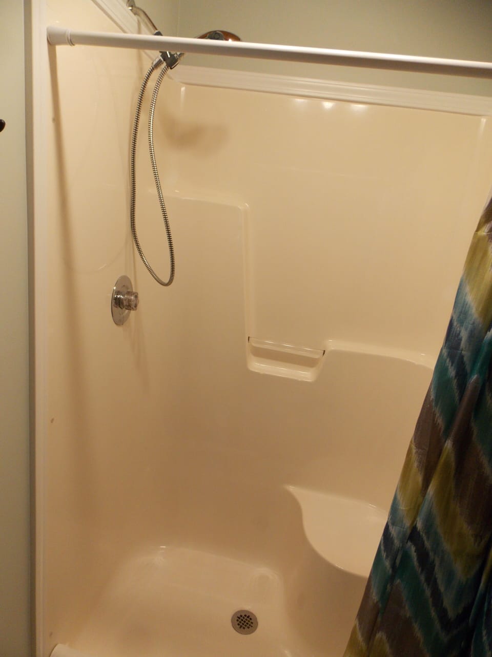 First floor shower