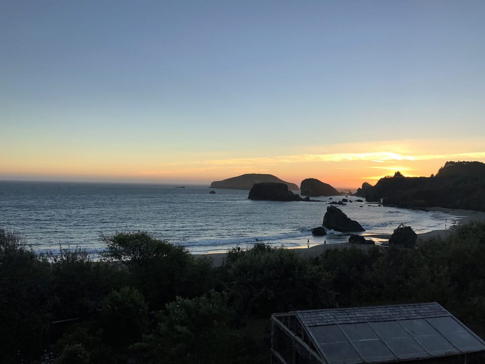 View from deck