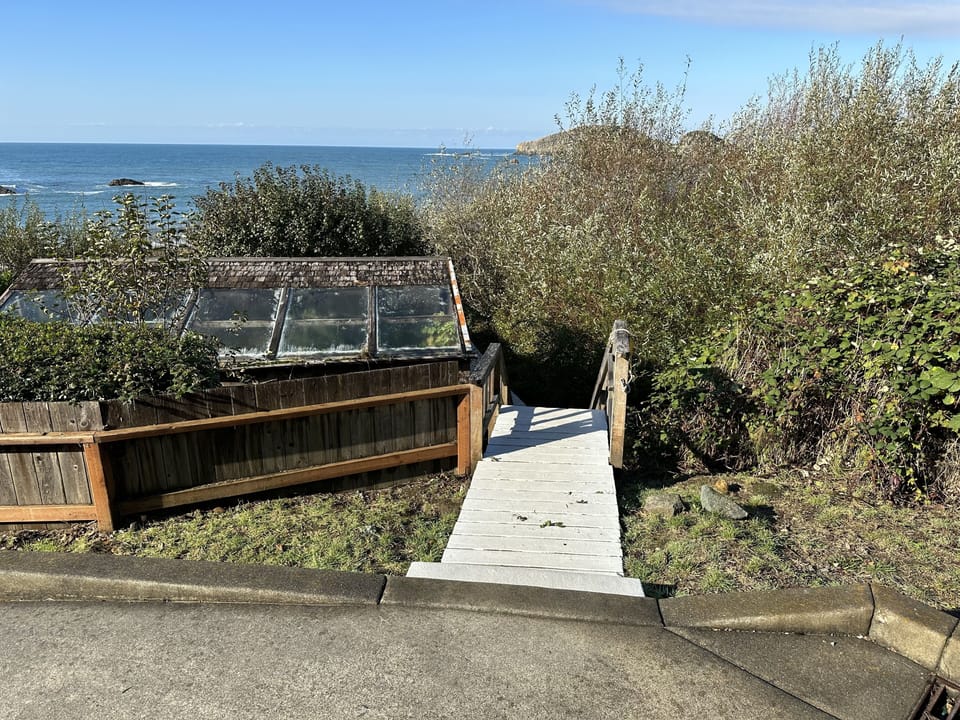 Steps to the beach
