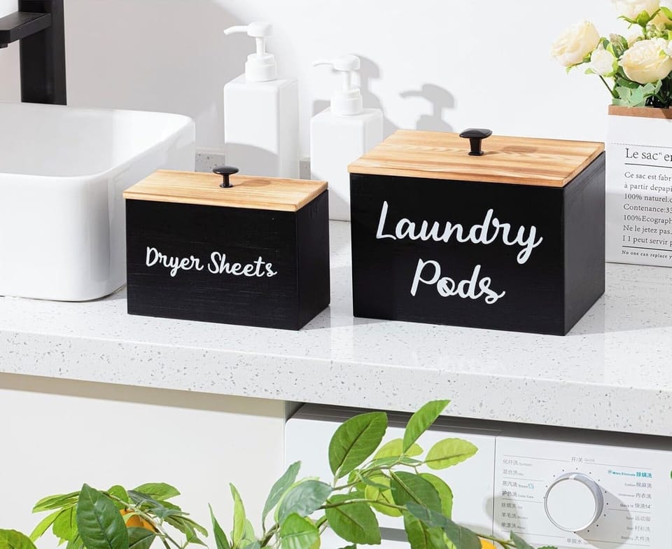 Dryer sheets and laundry pods provided, one less thing you have to pack….