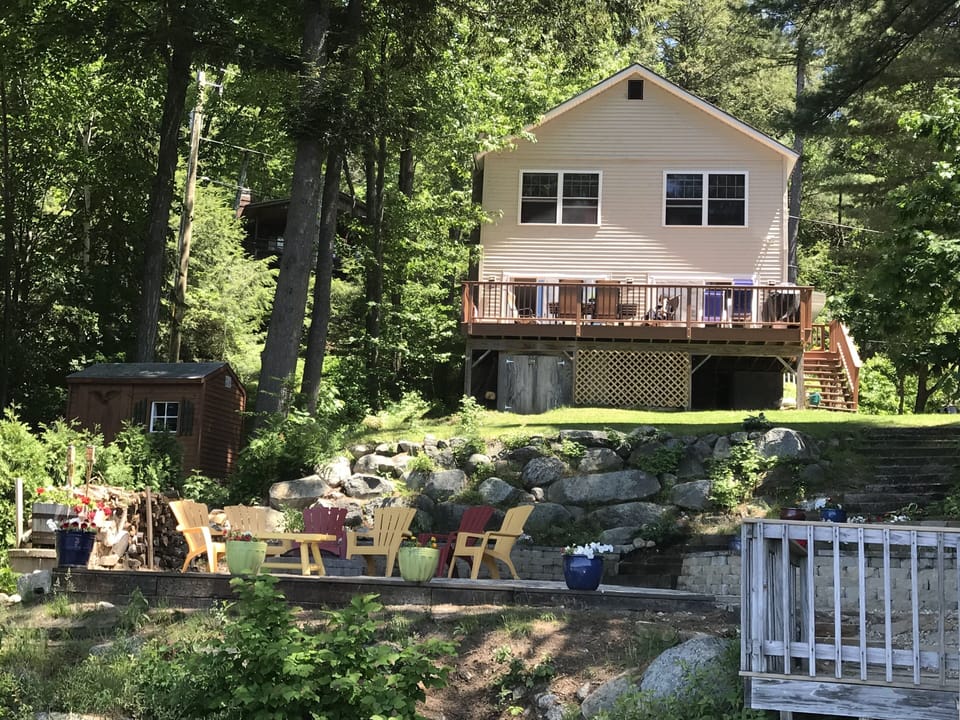 View of the house from the dock
