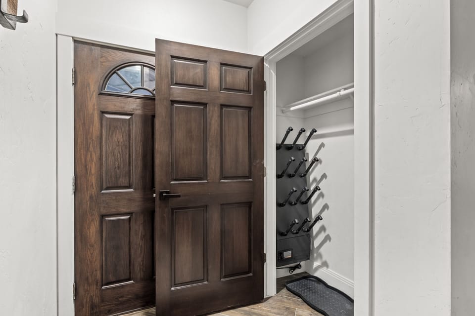 Entryway │ Coat Closet and Boot Dryer