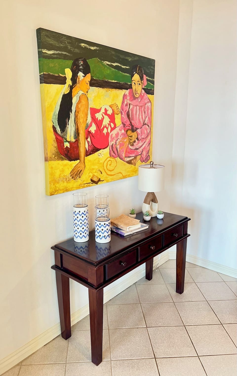 Authentic decor throughout the property